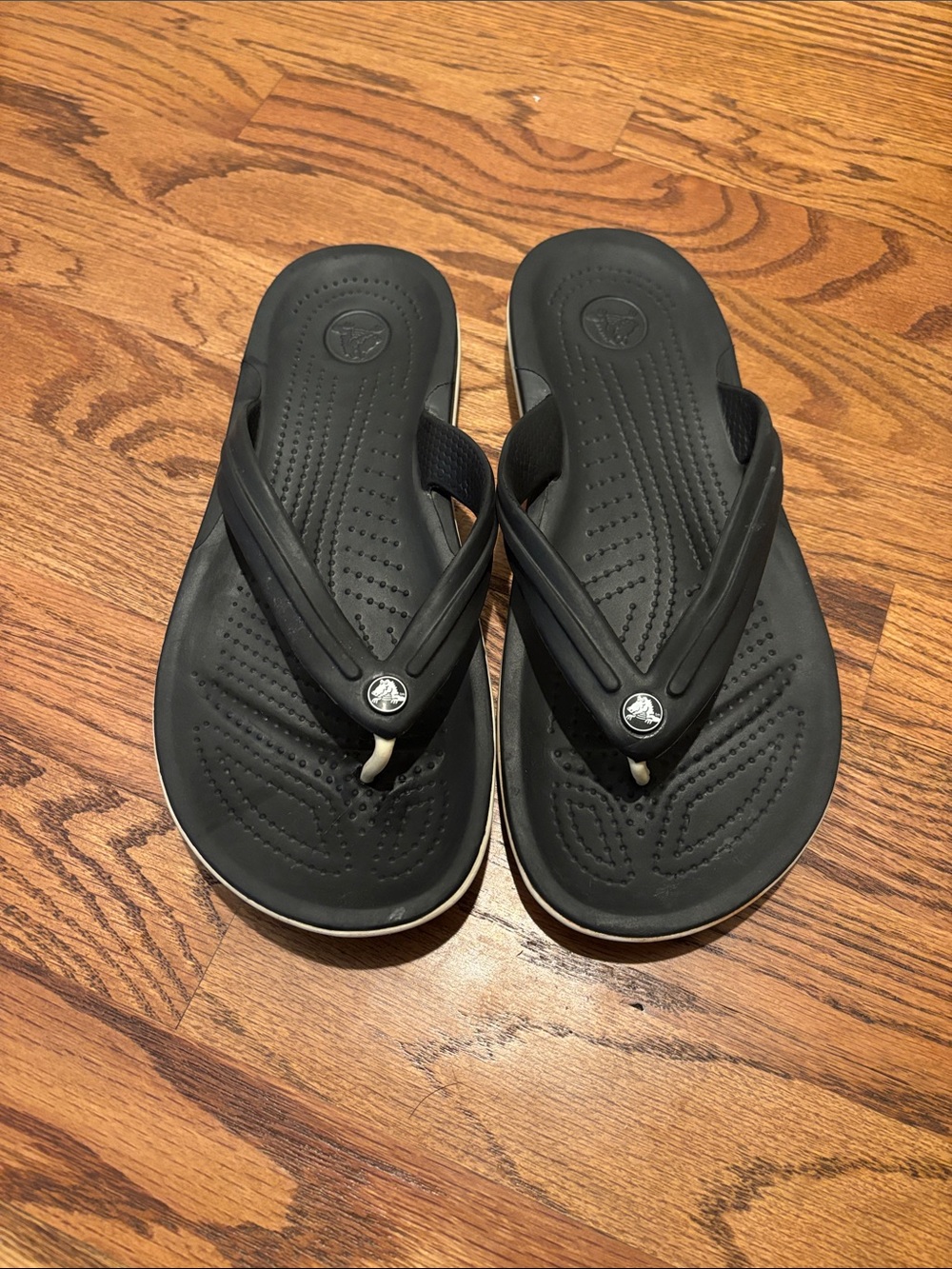 CROCS Women's Black Flip Flop Sandals
